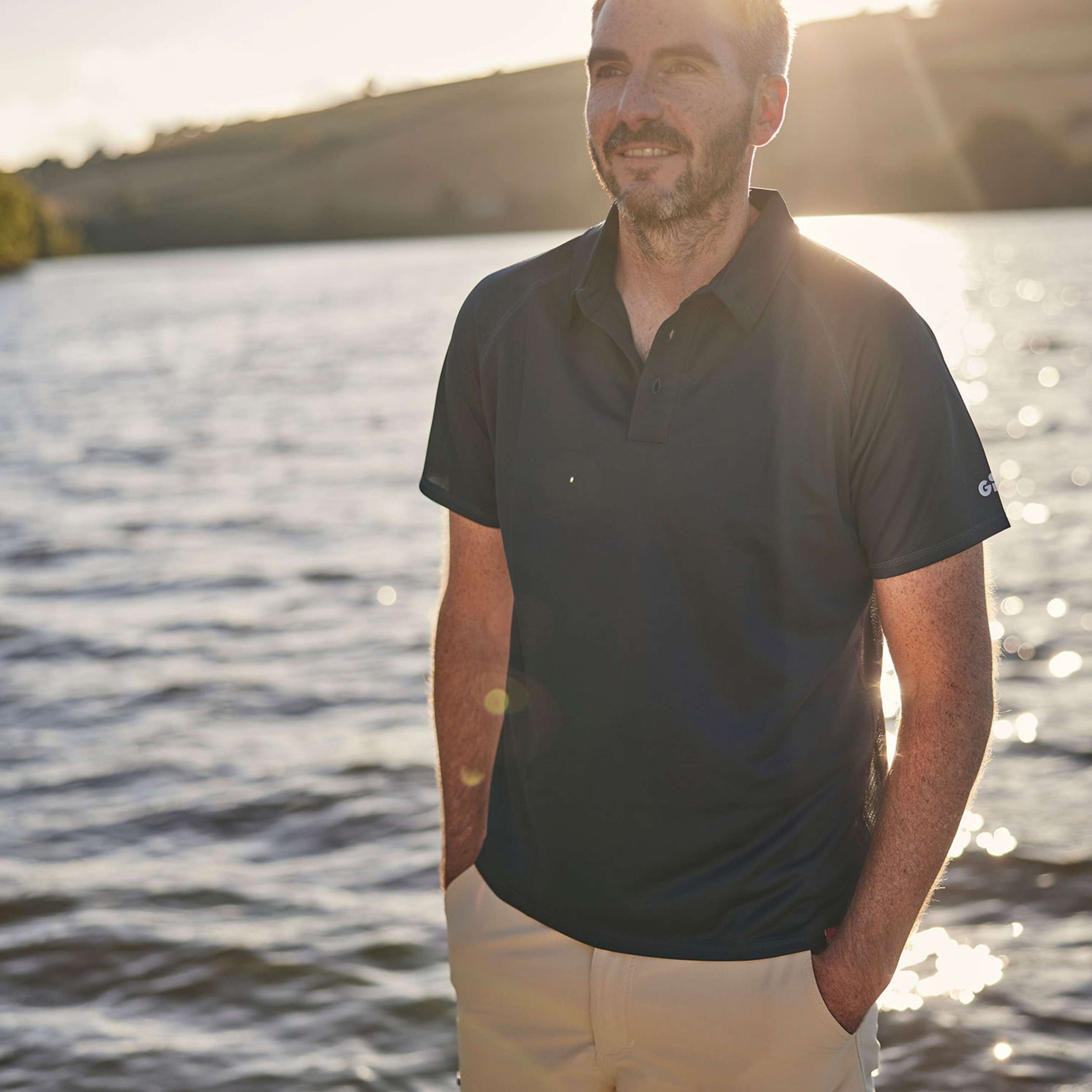 Men's UV Tec Polo - Black