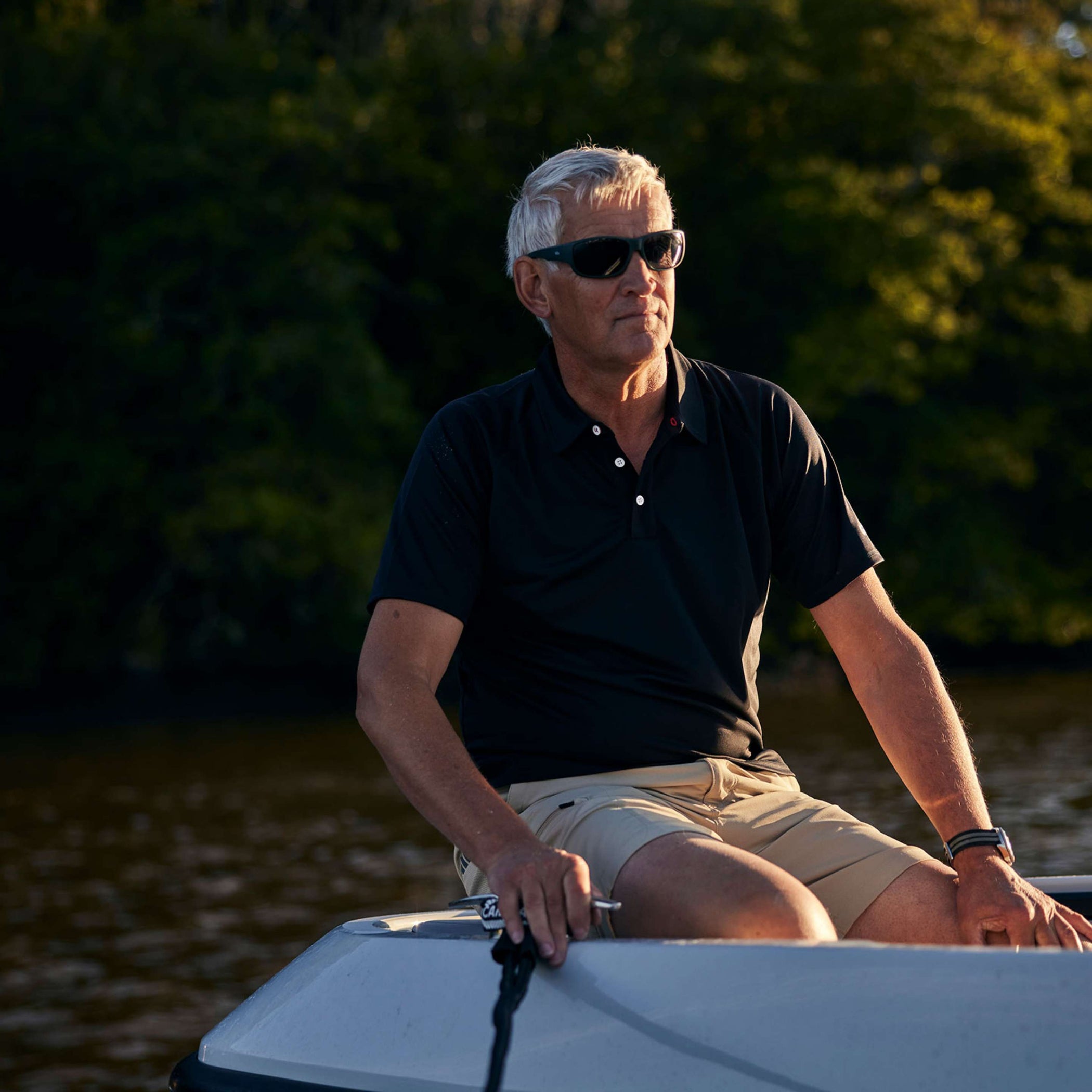 Men's UV Tec Polo - Black