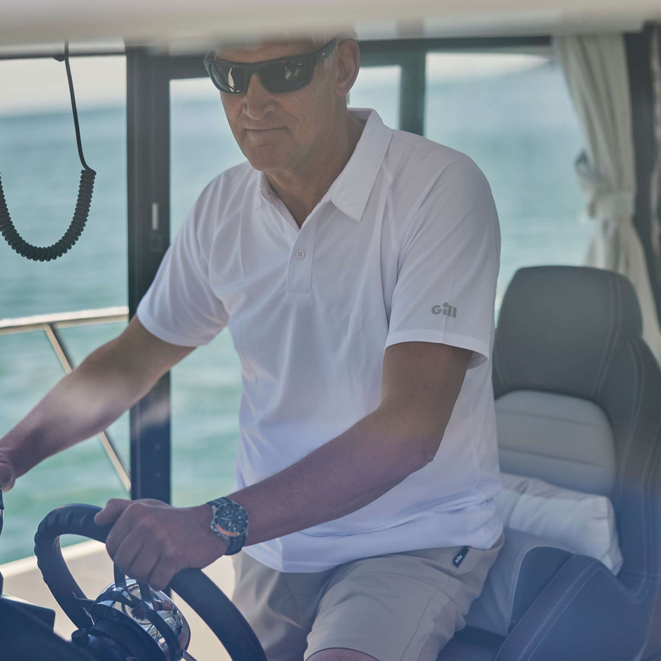 Men's UV Tec Polo - White