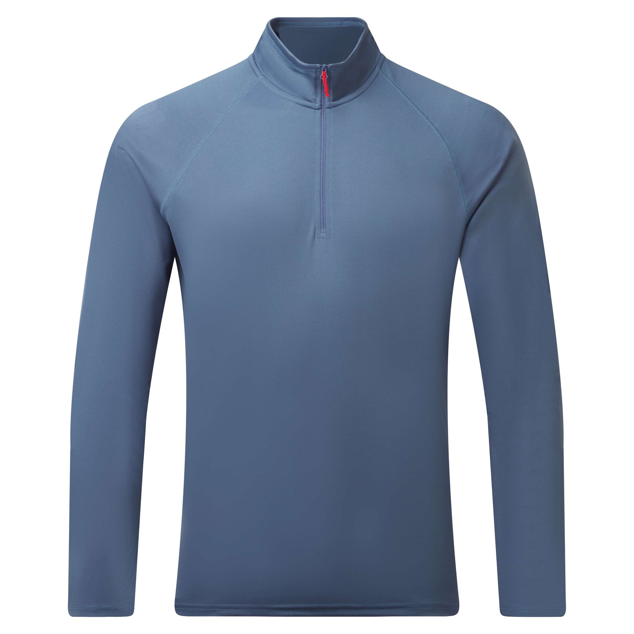 Men's UV Tec Long Sleeve Zip Tee - Storm Blue
