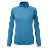Women's UV Tec Zip Long Sleeve Tee - Seascape