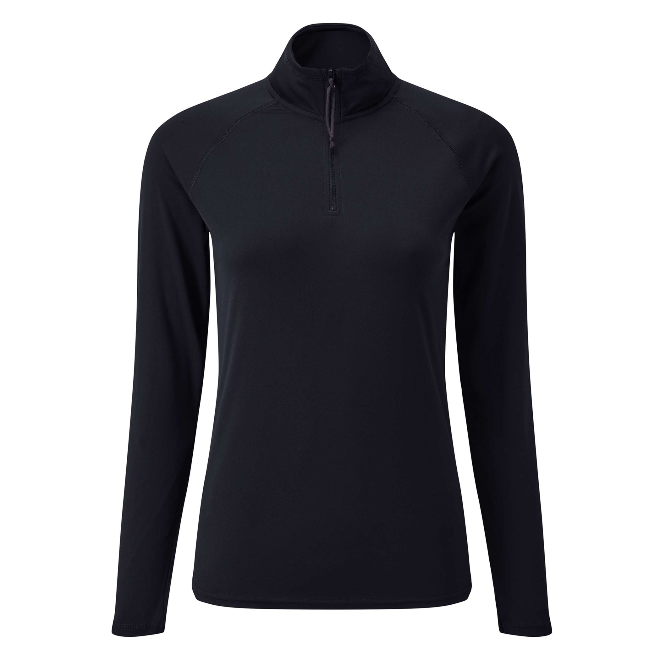 Women's UV Tec Zip Long Sleeve Tee - Navy
