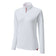 Women's UV Tec Zip Long Sleeve Tee - White
