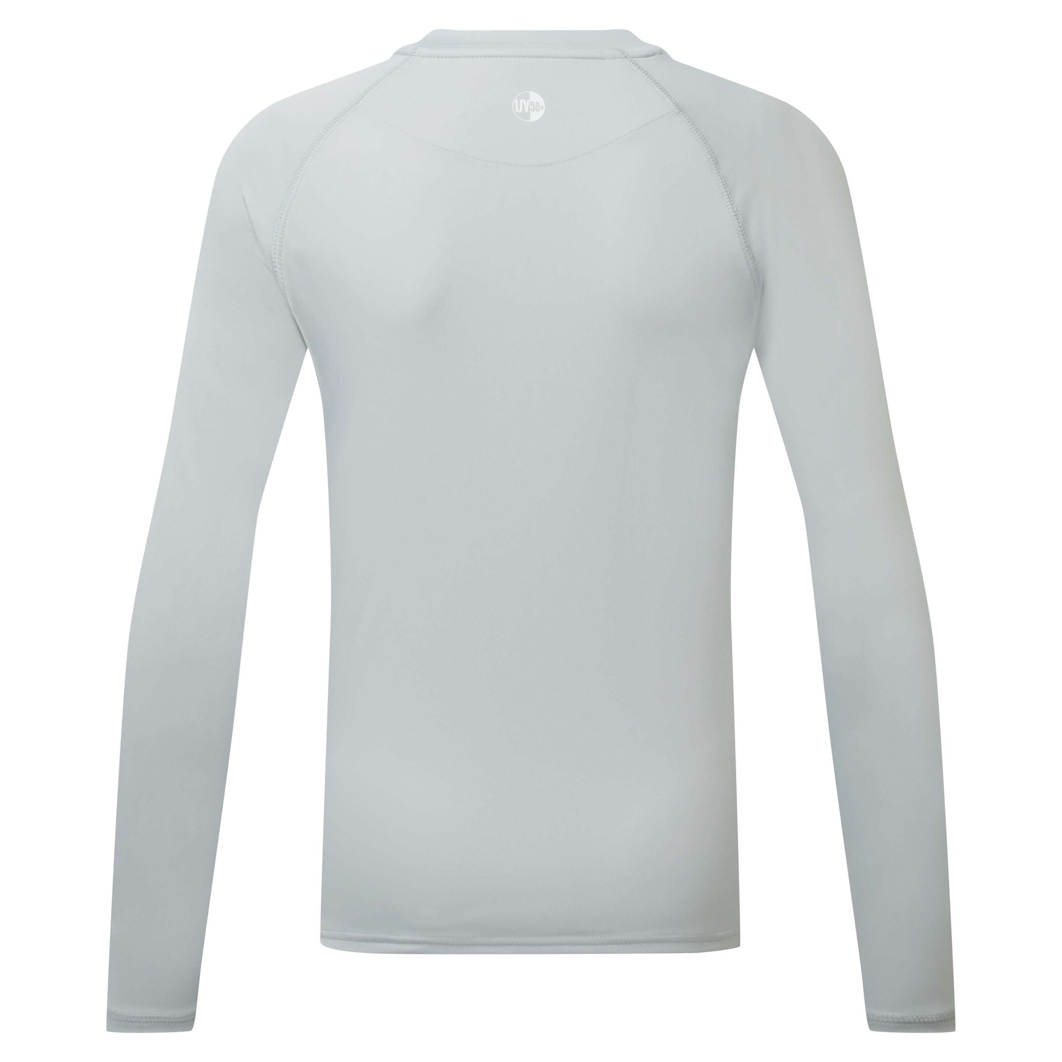 Junior UV Tec Long Sleeve Tee - Medium Grey
