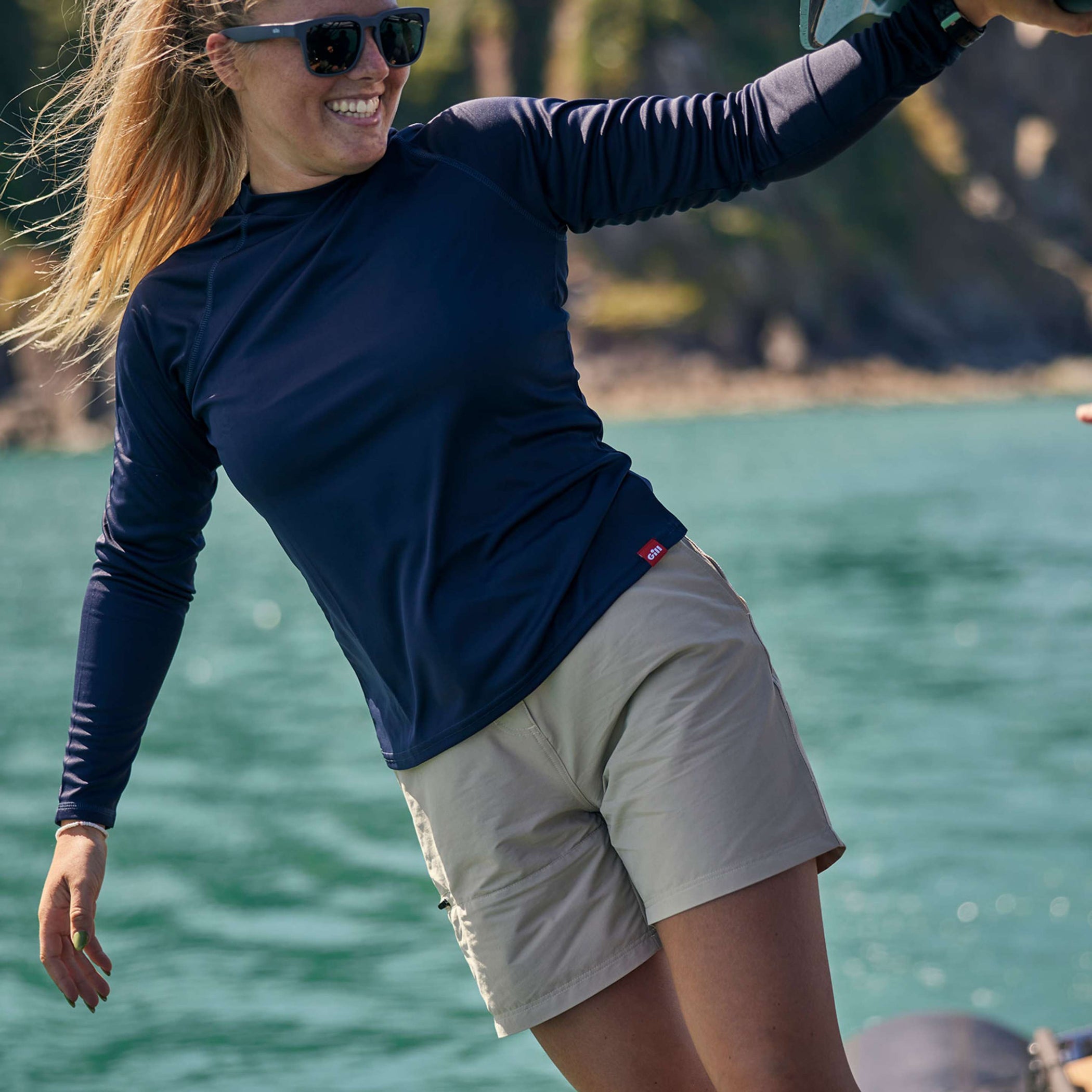 Women's UV Tec Long Sleeve Tee - Navy
