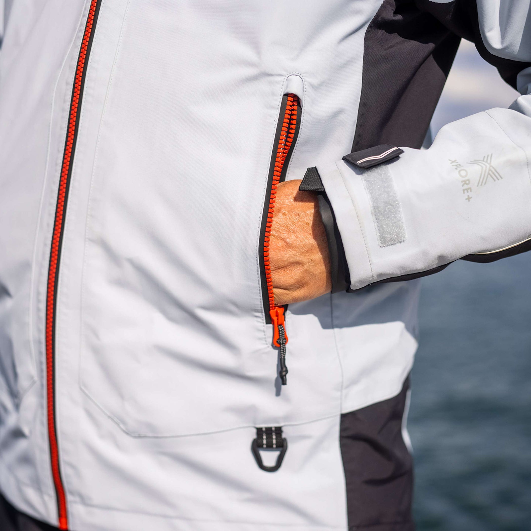 Verso Waterproof Jacket - Light Grey