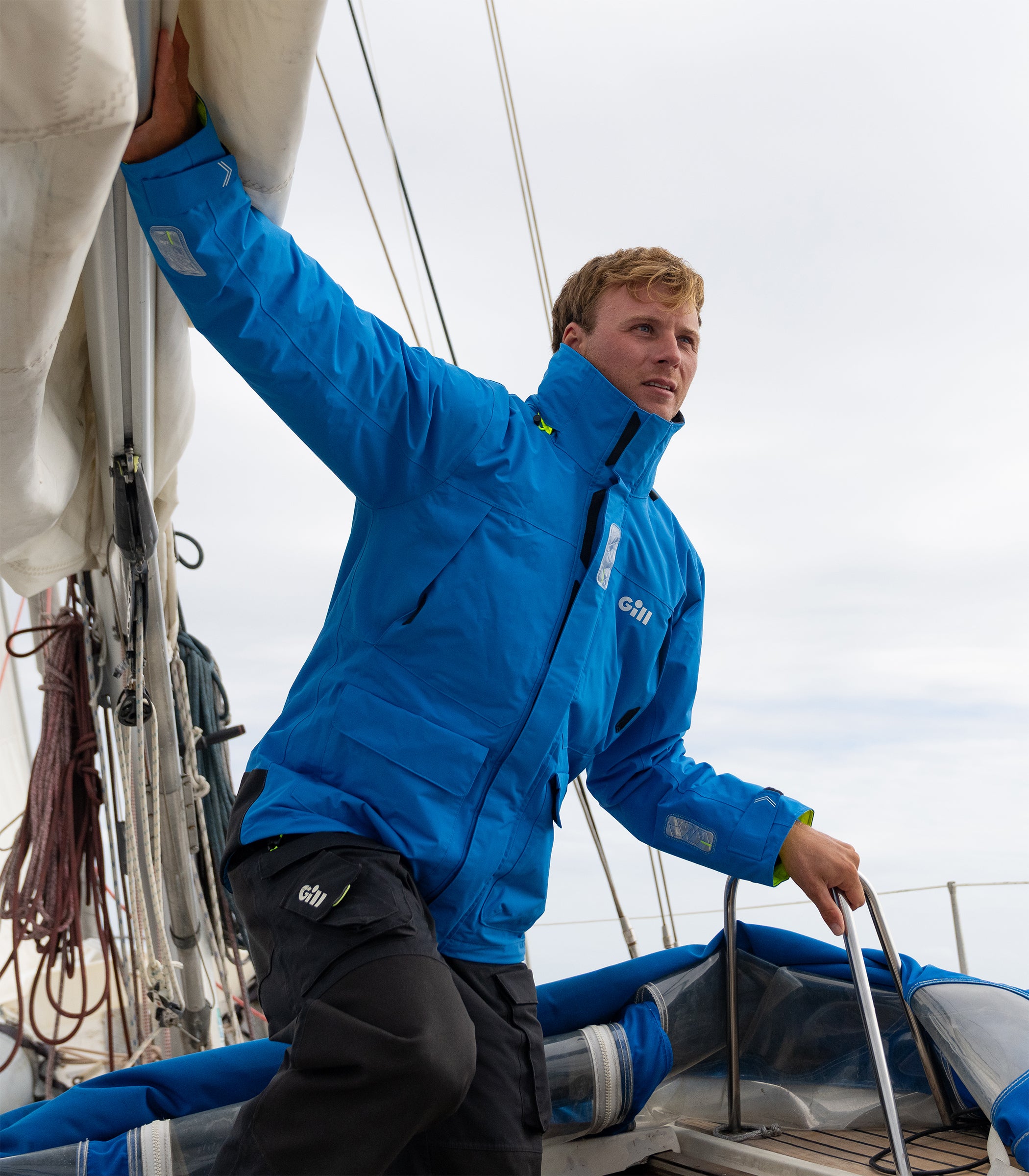 Men's OS3 Coastal Waterproof Sailing Trousers - Black – Gill UK